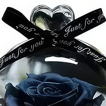 Jumeirah flowers  -  Black Preserved Rose Flower Bouquet/Arrangement
