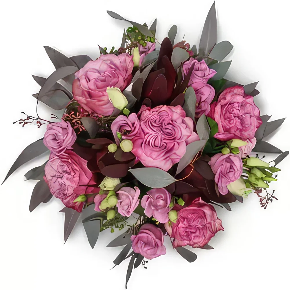بائع زهور باسل- الوردي المقدس باقة الزهور