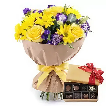 Budapest flowers  -  HEROINE - FLOWER & CHOCOLATE Flower Bouquet/Arrangement
