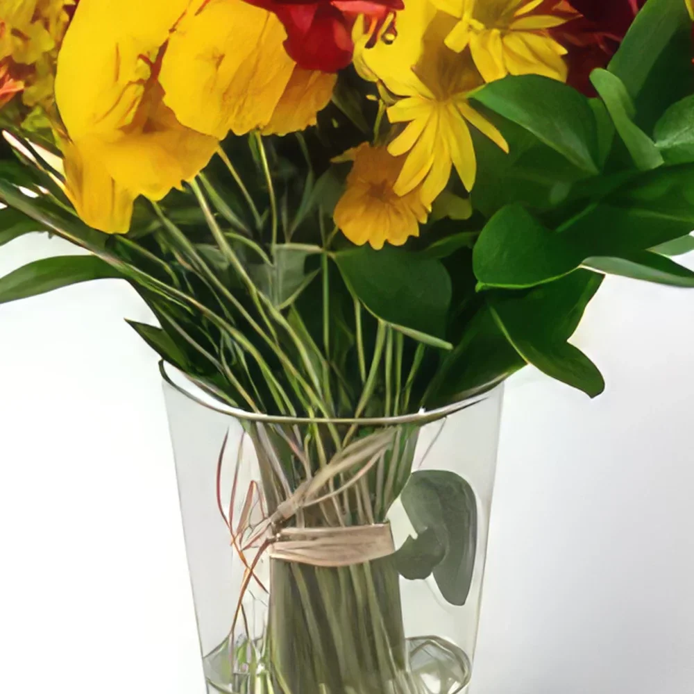 fleuriste fleurs de Fortaleza- Grand arrangement des fleurs colorées de cham Bouquet/Arrangement floral
