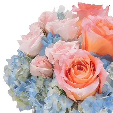 Pernate blommor- Bukett med burk Nutella Bukett/blomsterarrangemang