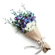 Dubai Online Blumenhändler - Blaue Überraschung Blumenstrauß