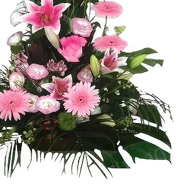 Benalmadena flowers  -  Blush Elevation Blooms Flower Bouquet/Arrangement