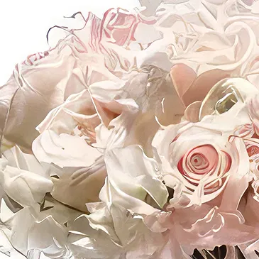 Cabo Balanco blommor- Rodnande Romantik Bukett/blomsterarrangemang