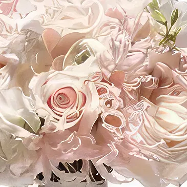 Cabo Balanco blommor- Rodnande Romantik Bukett/blomsterarrangemang