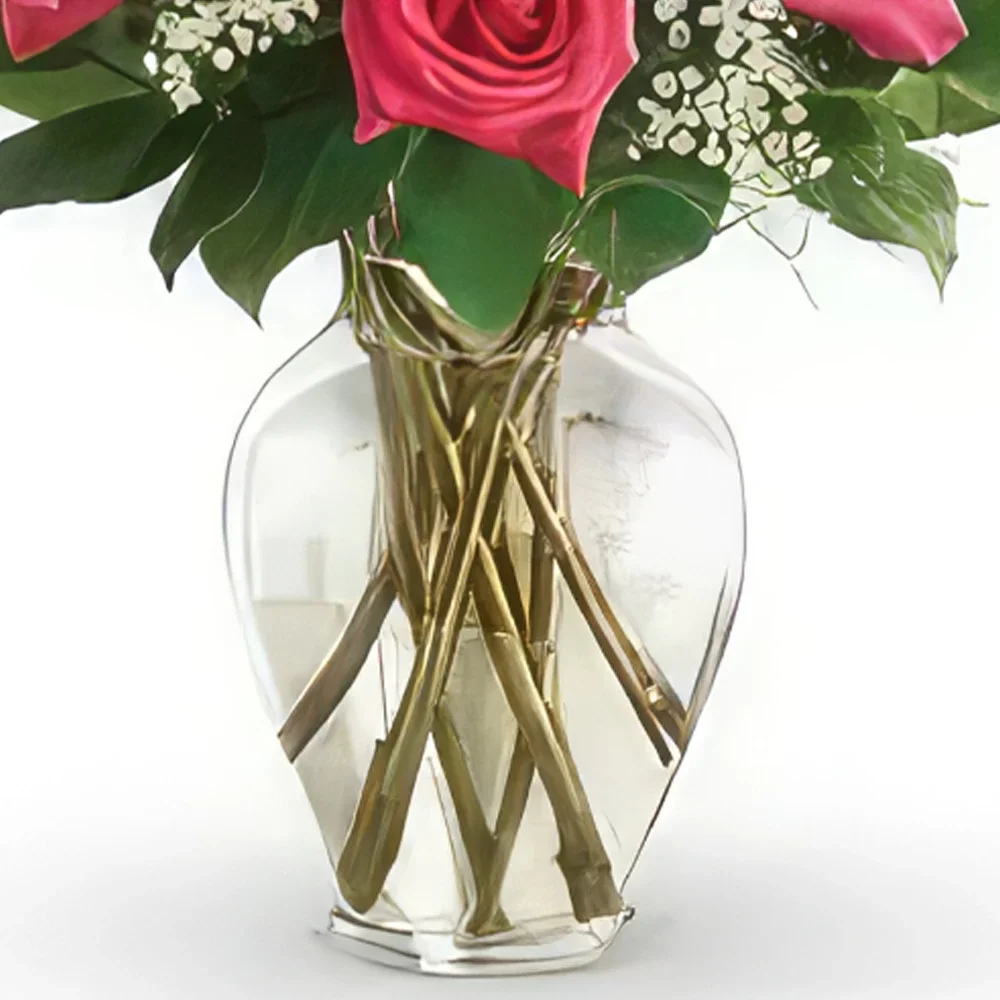 flores de Roma- Pink Delight Bouquet/arranjo de flor