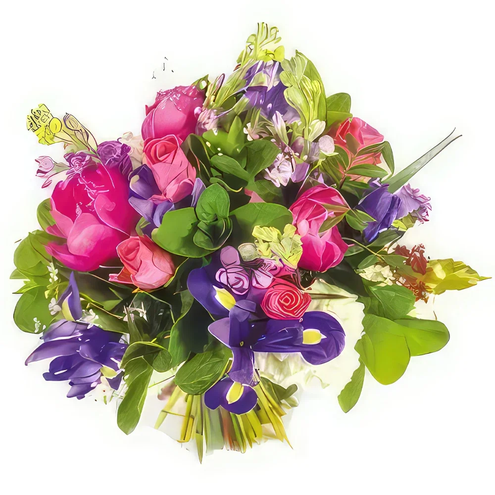 Λιλ λουλούδια- Στρογγυλό μπουκέτο Boréales Μπουκέτο/ρύθμιση λουλουδιών