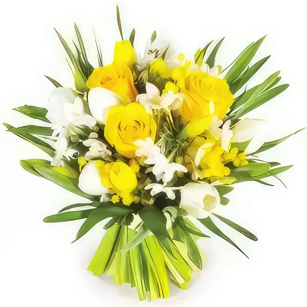 Frankrijk bloemen bloemist- Boucle d'Or Boeket Boeket/bloemstuk