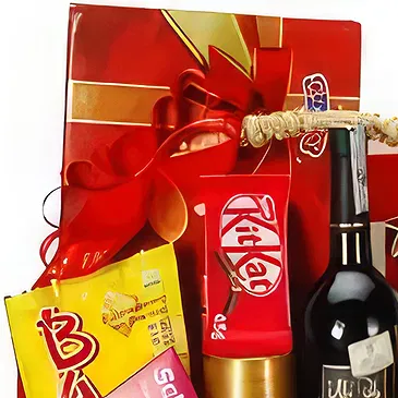 Vietnam flowers  -  Tasteful and Heartfelt Christmas Gift Basket Flower Bouquet/Arrangement