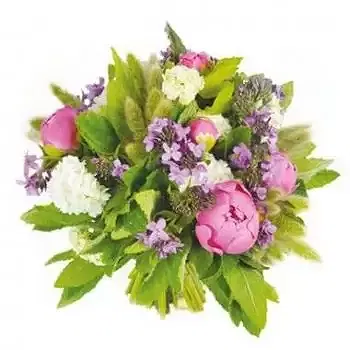 France flowers  -  Bouquet of pink peonies Monaco Flower Delivery