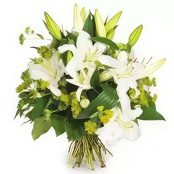 France flowers  -  Bouquet of cotton lilies Flower Delivery
