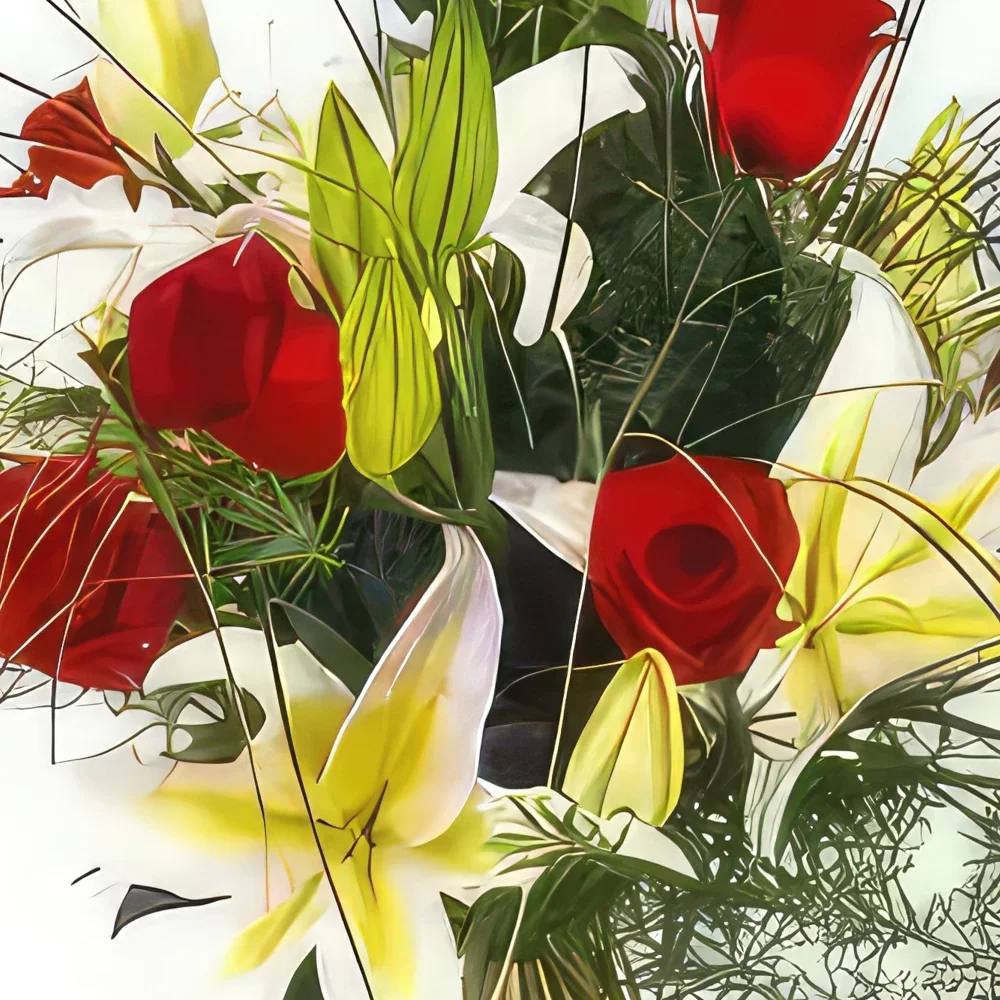 Tarbes kwiaty- Bukiet kwiatów księżnej Bukiet ikiebana