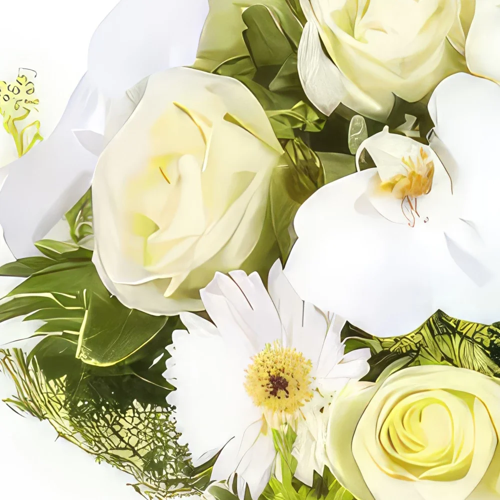 fiorista fiori di Montpellier- Mazzo di fiori Dream White Bouquet floreale