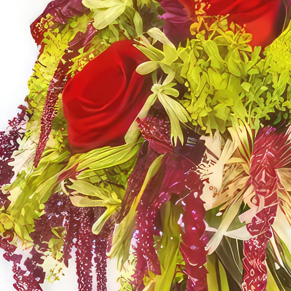 Бордо цветя- Букет цветя Откровение Букет/договореност цвете