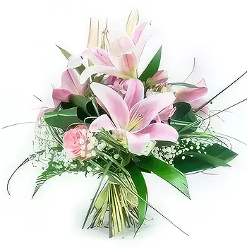 France flowers  -  Bouquet of flowers Rosa Lys Delivery