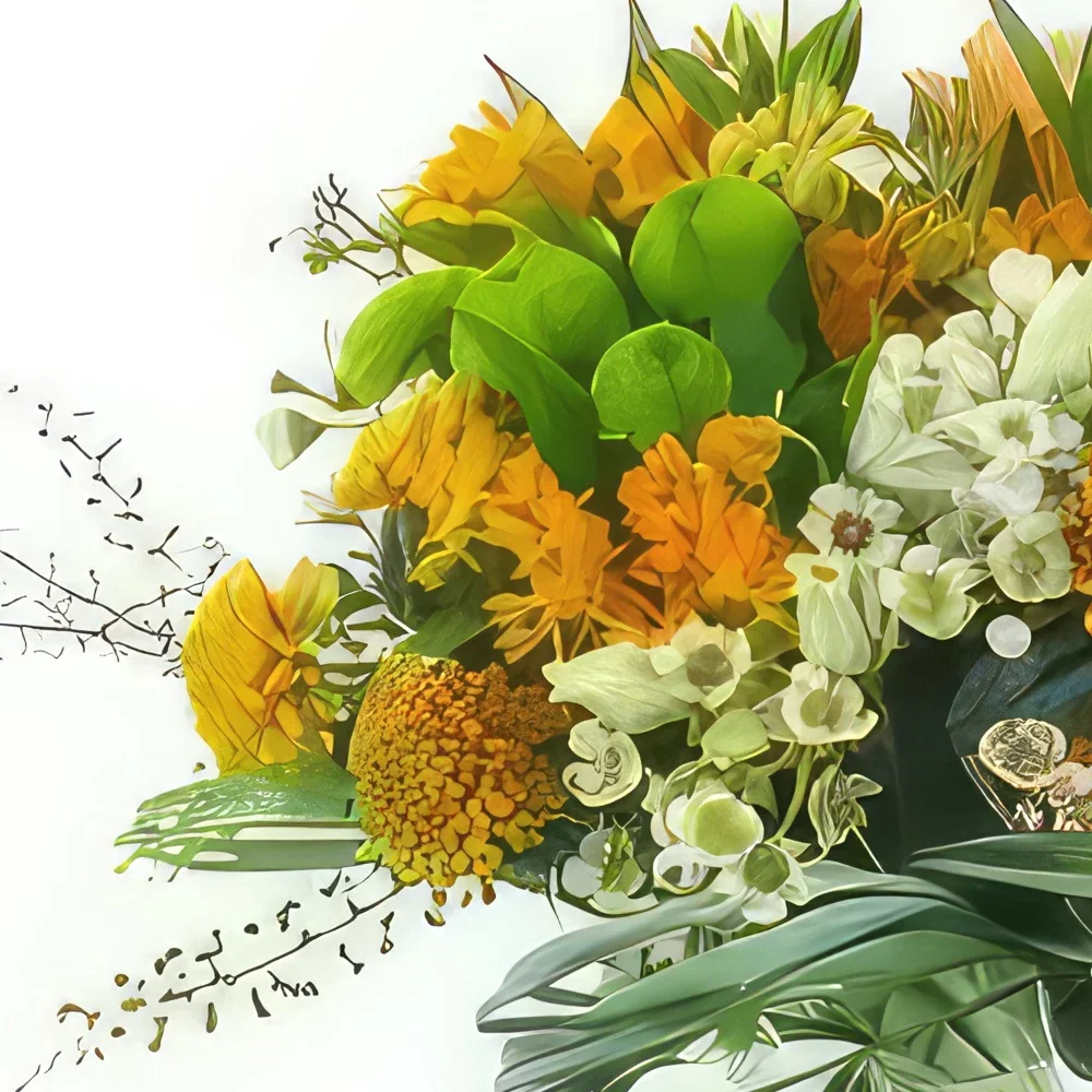fiorista fiori di bordò- Bouquet di fiori d'arancio Torino Bouquet floreale
