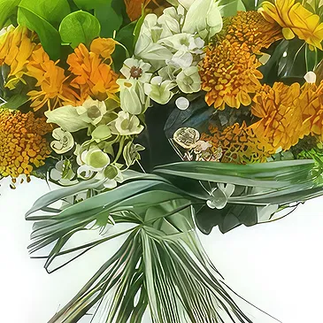 Petit-Bourg flowers  -  Bouquet of orange flowers Turin Flower Bouquet/Arrangement