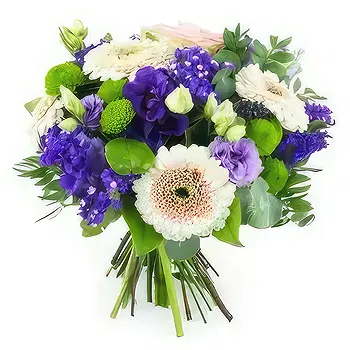France flowers  -  Bouquet of pink & purple flowers Nantes Delivery