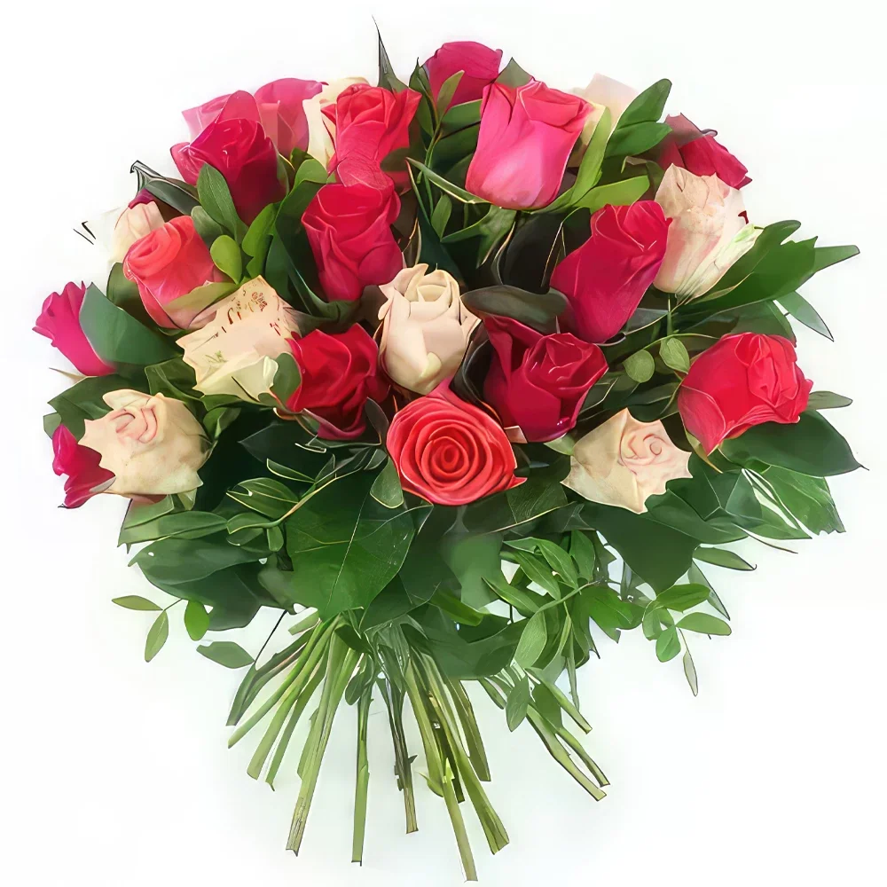 Miły kwiaty- Bukiet róż Antwerpia Bukiet ikiebana