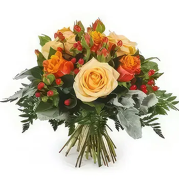 France flowers  -  Bouquet of roses round Louisiana Flower Delivery