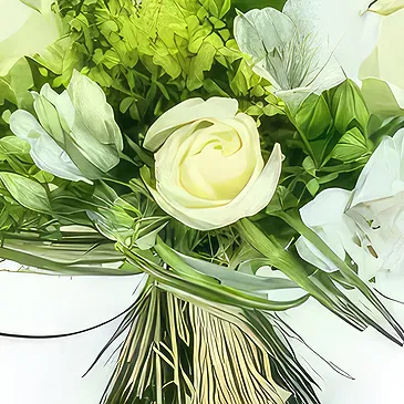 Le François flowers  -  Bouquet of white flowers Clarity Flower Bouquet/Arrangement