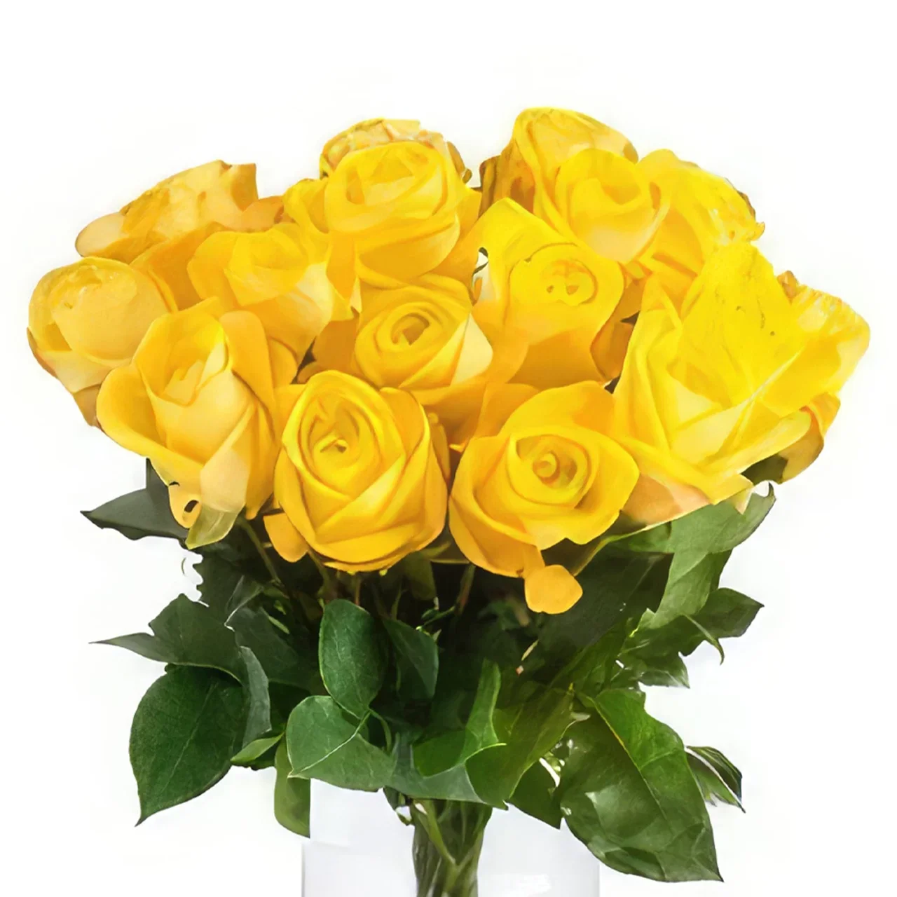Амстердам цветя- Букет от жълти рози Букет/договореност цвете