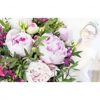 France flowers  -  Surprise Bouquet with Peonies Flower Delivery