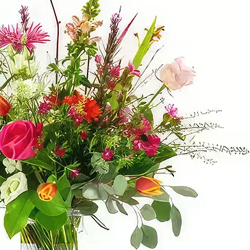 Denemarken bloemen bloemist- Unieke verrassing Boeket/bloemstuk