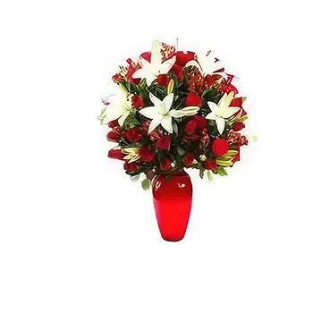 Saudi Arabia flowers  -  Roses & lilies Flower Delivery