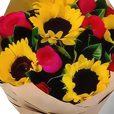 Ghadeer al tair flowers  -  Bright Light Flower Bouquet/Arrangement