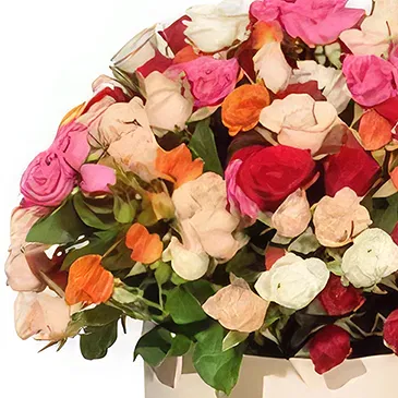 Rosja kwiaty- Wibrująca elegancja Bukiet ikiebana