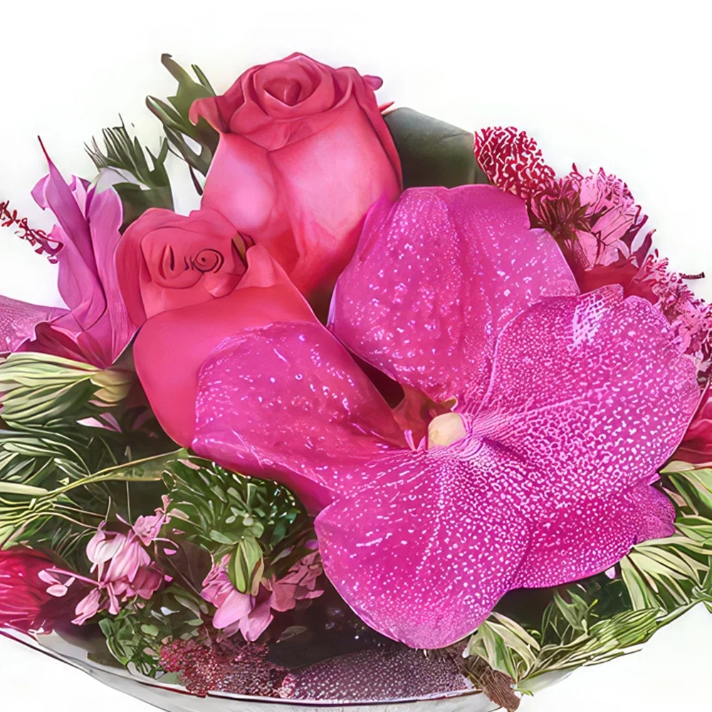 Pau blomster- Candy Rose blomsterarrangement Blomst buket/Arrangement