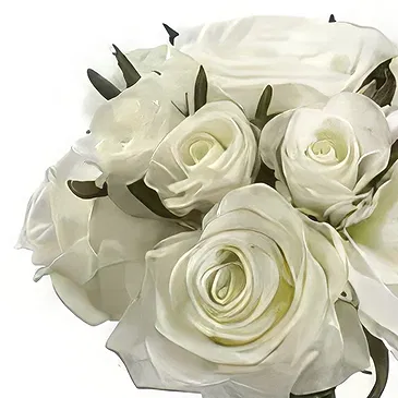 Cabo Balanco blommor- Klassisk vit Romantik Bukett/blomsterarrangemang