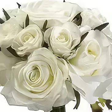 Cabo Balanco blommor- Klassisk vit Romantik Bukett/blomsterarrangemang