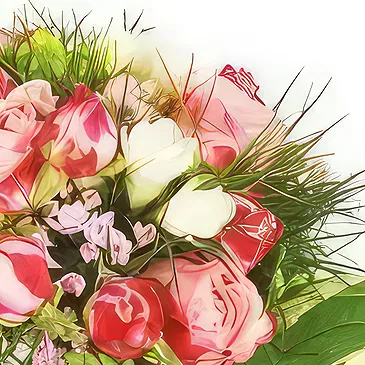 Le François flowers  -  Caress round bouquet Flower Bouquet/Arrangement