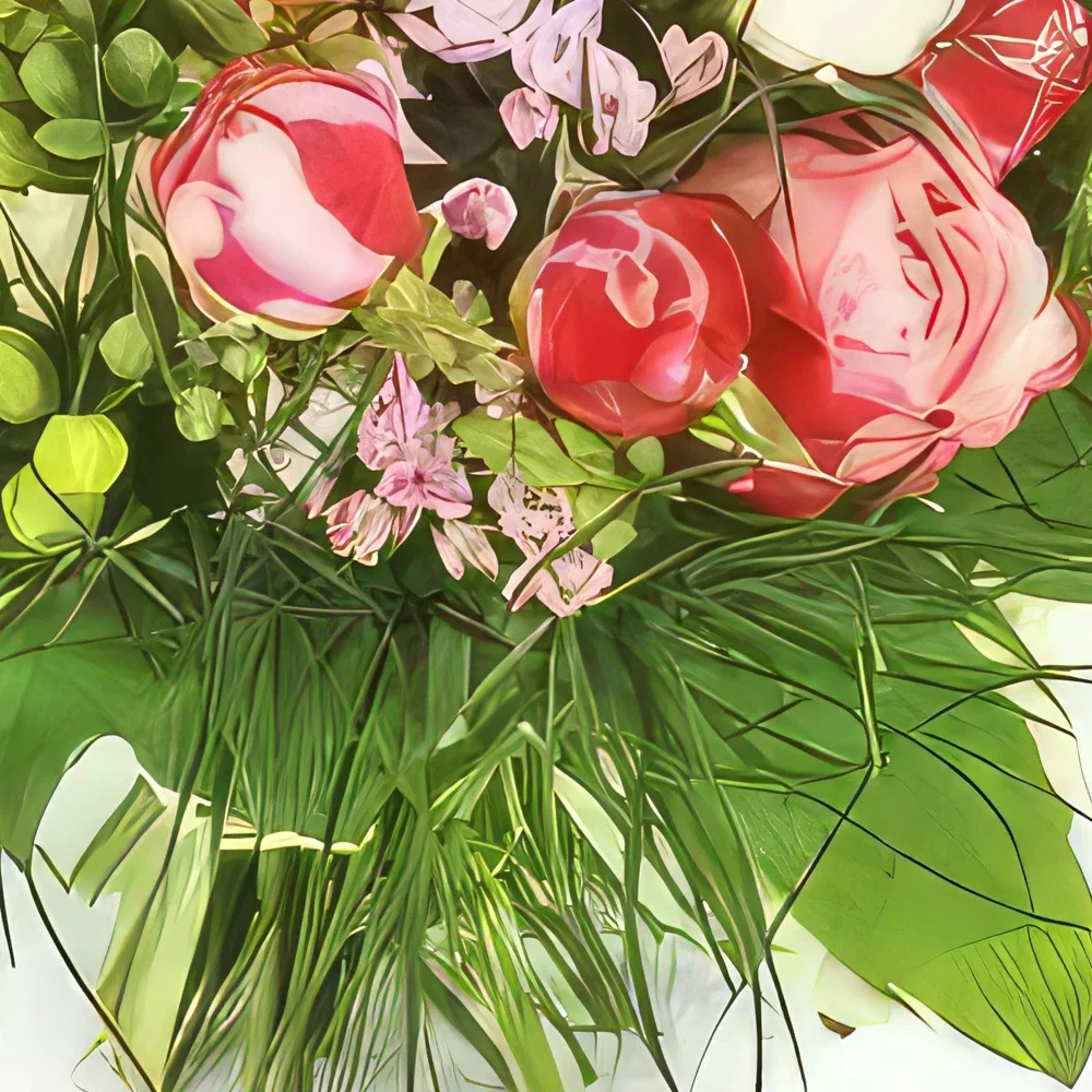 Тарб цветы- Ласковый круглый букет Цветочный букет/композиция