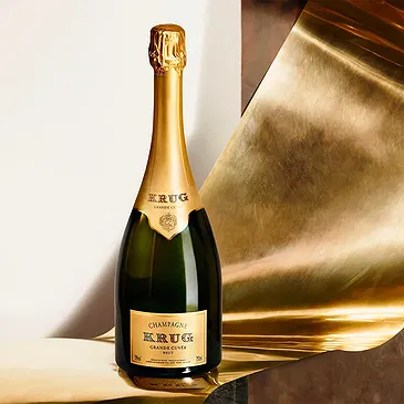 Frankfurt bloemen bloemist- Champagne Krug Grande Cuvée Editie 172 Boeket/bloemstuk