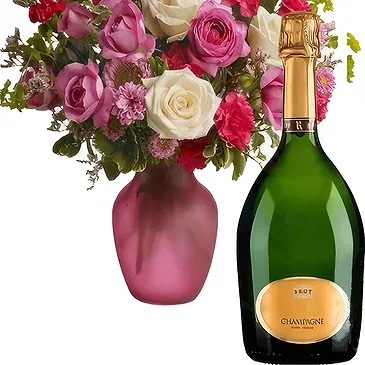 Versciaco di Sopra flowers  -  Pink and White Bouquet with Champagne Flower Bouquet/Arrangement