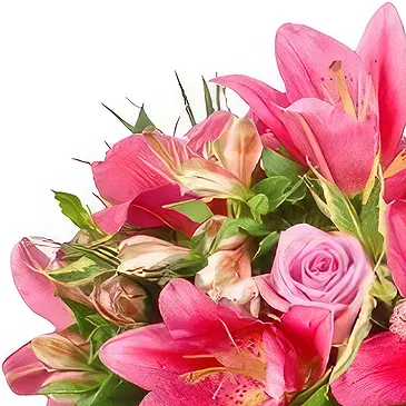 Greece flowers  -  PINK SMILE Flower Bouquet/Arrangement