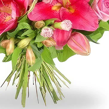 Greece flowers  -  PINK SMILE Flower Bouquet/Arrangement