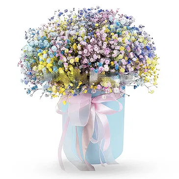 Greece flowers  -  HAT BOX Flower Bouquet/Arrangement