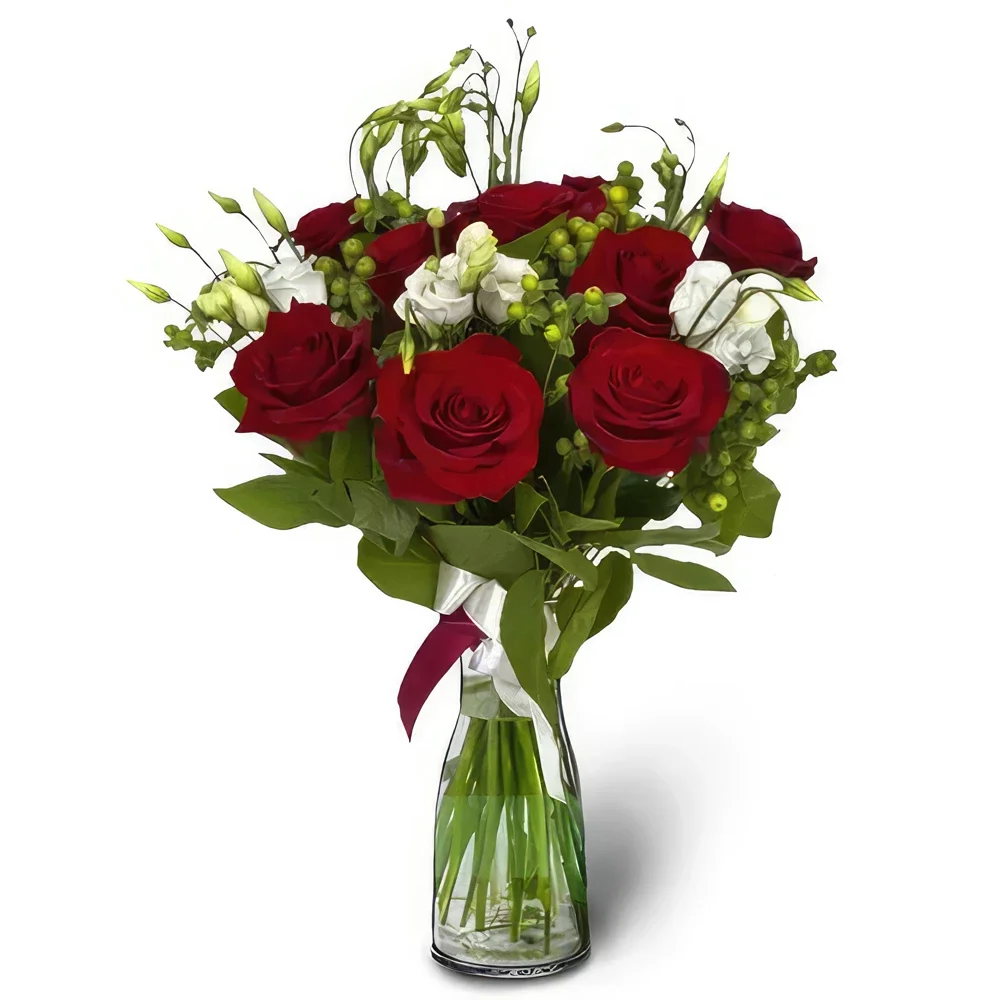Benalmadena blomster- Amour Rouge-bukett Blomsterarrangementer bukett