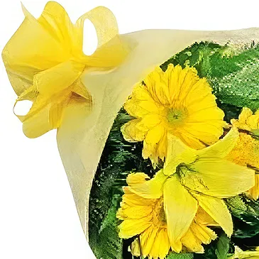 Greece flowers  -  Morning Glory Flower Bouquet/Arrangement