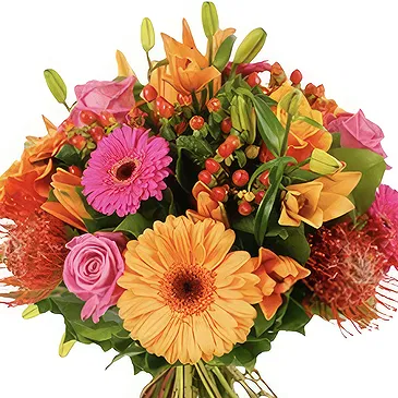 Greece flowers  -  Soft Fragrance Flower Bouquet/Arrangement