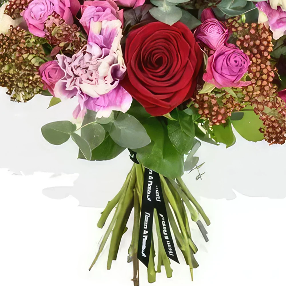 flores de Leeds- Pantera Cor-de-Rosa Bouquet/arranjo de flor