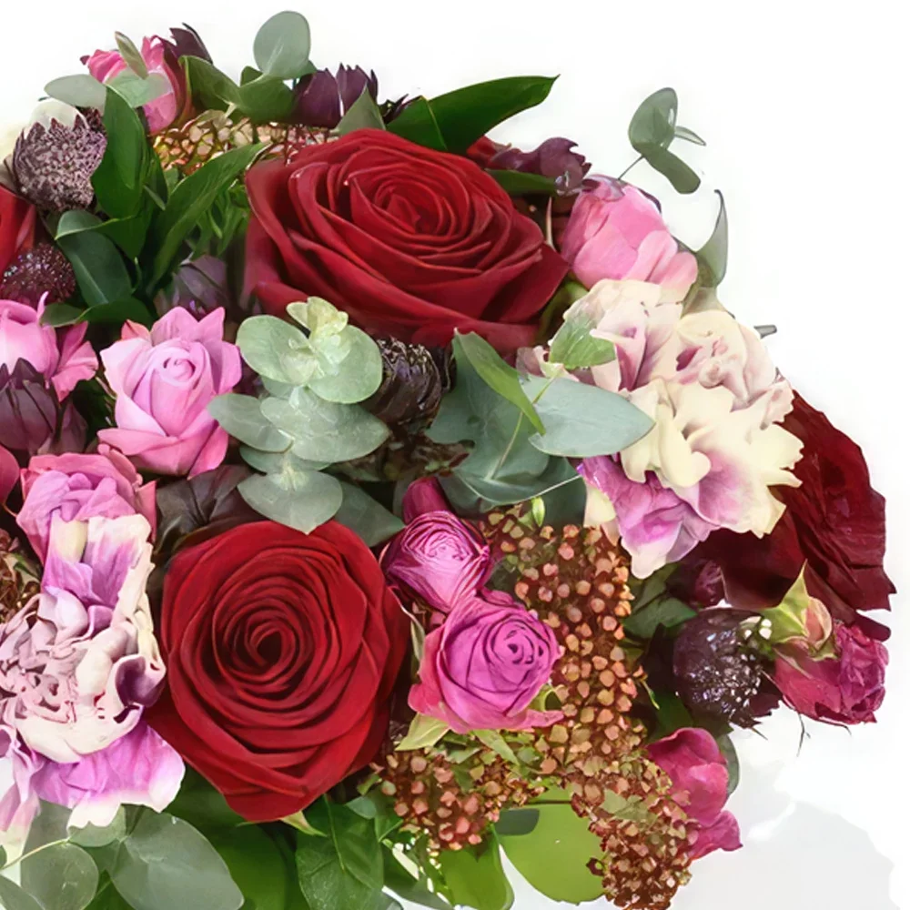 flores de Leeds- Pantera Cor-de-Rosa Bouquet/arranjo de flor