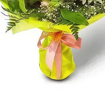 Bobosevo bloemen bloemist- Vrij wit en roze Boeket/bloemstuk