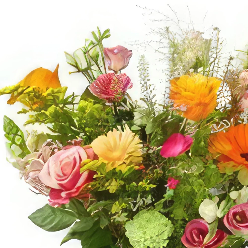 Ρότερνταμ λουλούδια- κέφι Μπουκέτο/ρύθμιση λουλουδιών