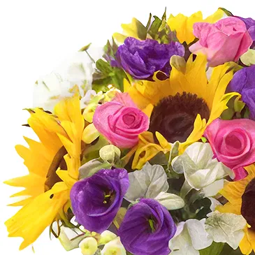 Osidda flowers  -  Bouquet of Colorful Flowers with Soft Toy Flower Bouquet/Arrangement