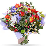 Hulu Bernam Timor Online Blumenhändler - Bunte Blüten Blumenstrauß
